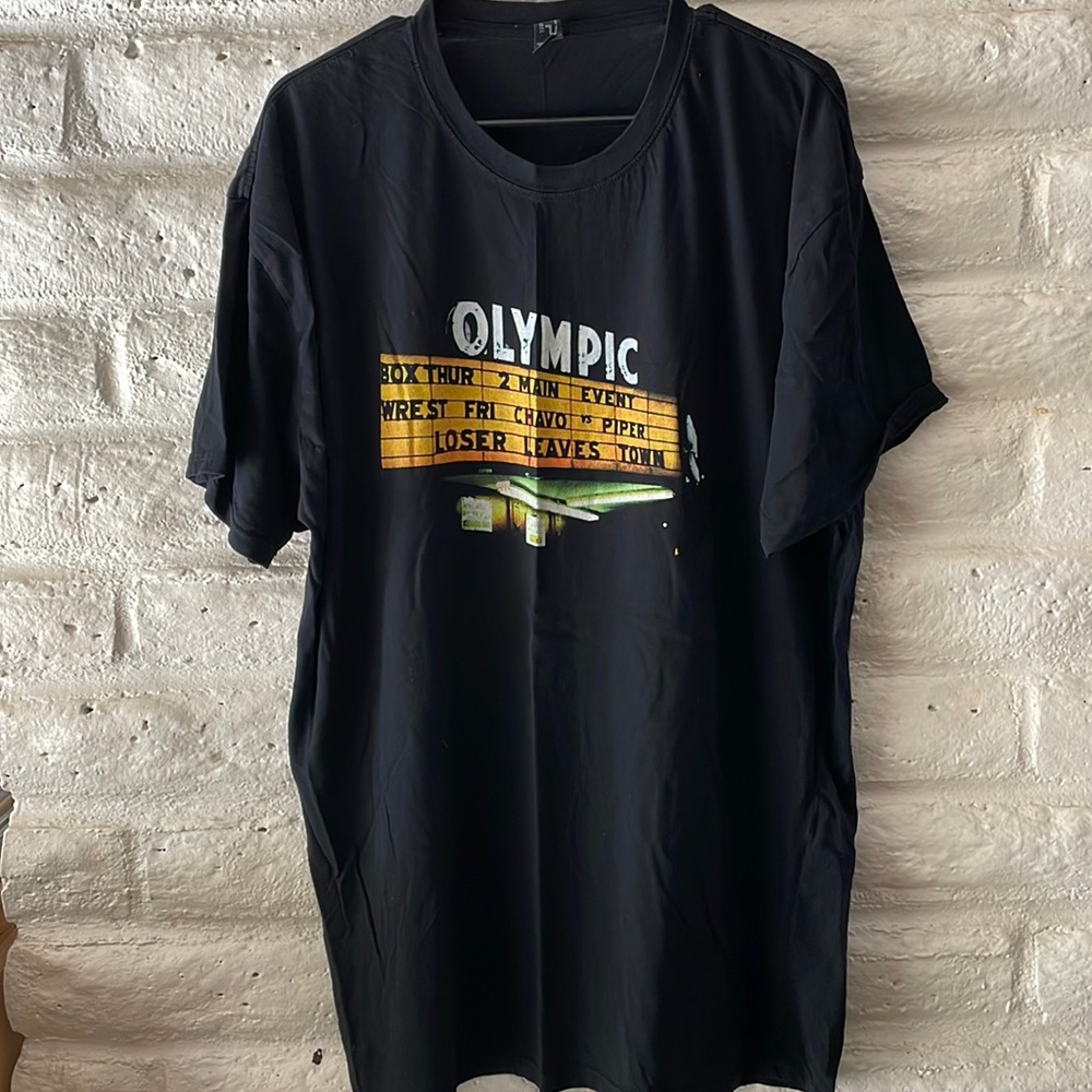 RTP Apparel “Olympic” men’s black t-shirt